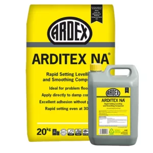 Ardex Arditex NA Two-Part Ultra-Rapid Latex Levelling and Smoothing Compound 20kg