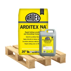 Ardex Arditex NA Two-Part Ultra-Rapid Latex Levelling and Smoothing Compound 20kg - Pallet Deal